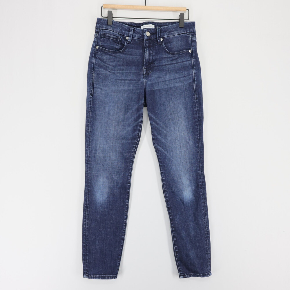 Good American Good Legs Jeans Womens 8 Blue High Rise Skinny Denim Stretch